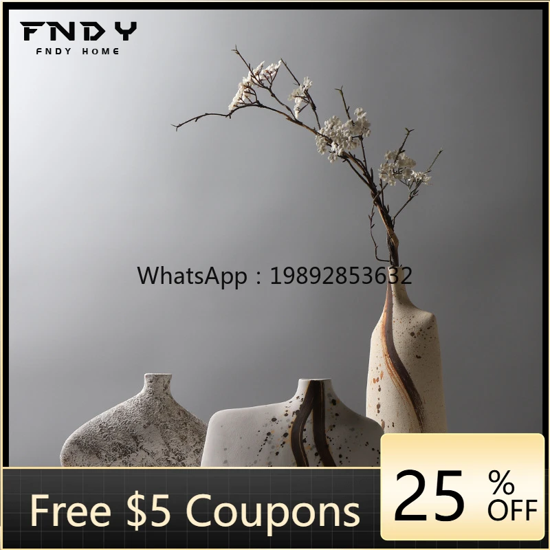 LYY Hand-painted Ceramic Vase Modern Minimalist Creative Flat Vase Flower Arrangement Decoration Antique Shelf Ornament
LYY Hand-painted Ceramic Vase Modern Minimalist Creative Flat Vase Flower Arrangement Decoration Antique Shelf Ornament