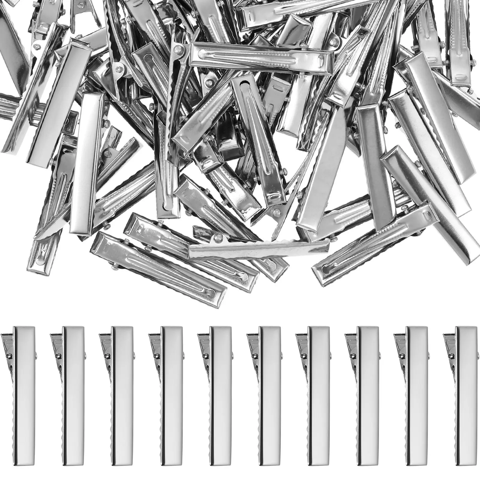 100pcs Clips Alligator Hair Mini Size Teeth Design DIY Craft Project Styling Aid Non Decorative Hair Care
100pcs Clips Alligator Hair Mini Size Teeth Design DIY Craft Project Styling Aid Non Decorative Hair Care