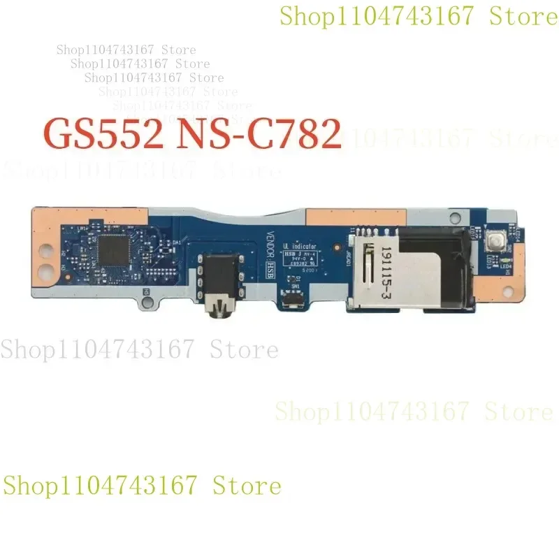 GS552 NS-C782 For Lenovo 3-15IIL05 3-15IML05 3-15ITL05 Laptop Audio Power Button Board Switch With Cable 100% Tested Fully Work
GS552 NS-C782 For Lenovo 3-15IIL05 3-15IML05 3-15ITL05 Laptop Audio Power Button Board Switch With Cable 100% Tested Fully Work