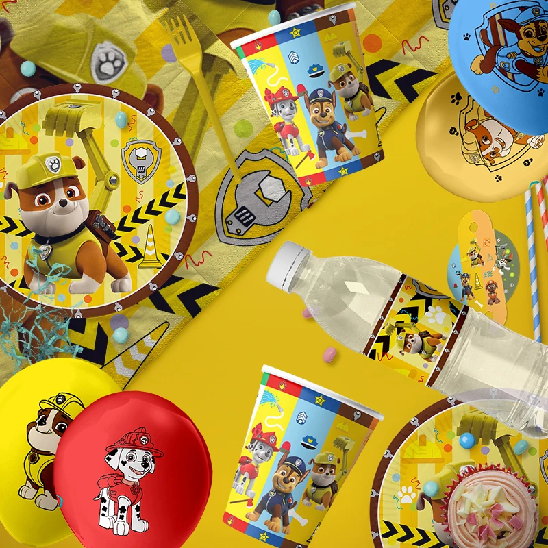Paw Patrol Rubble Birthday Decoration Angle Disposable Tableware Cup Plate Tablecloth Baby Shower Kids Girls Boy Party Supplies
Paw Patrol Rubble Birthday Decoration Angle Disposable Tableware Cup Plate Tablecloth Baby Shower Kids Girls Boy Party Supplies