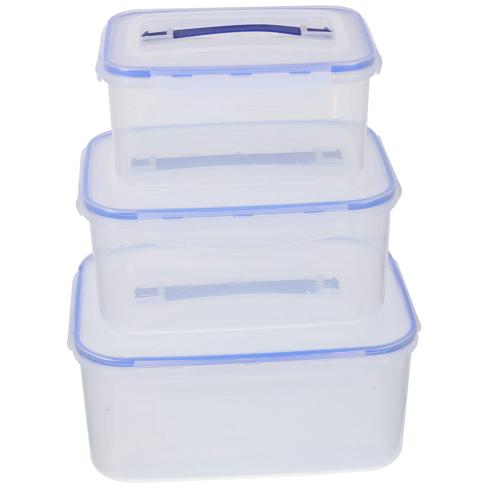3pcs Kitchen Container Fresh Box Airtight Food Storage Boxes with Handle for Spaghetti Beans Flour PP Material Sealed
3pcs Kitchen Container Fresh Box Airtight Food Storage Boxes with Handle for Spaghetti Beans Flour PP Material Sealed