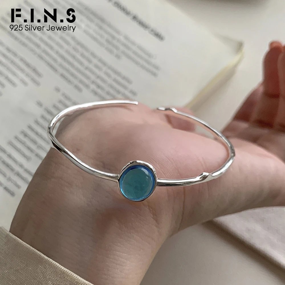 F.I.N.S S925 Стерлингового Серебра Морской Синий Браслеты Для Женщин Корейская Мода Геометрический Камень Открытый Браслет Изящные Ювелирные Аксессуары
F.I.N.S S925 Стерлингового Серебра Морской Синий Браслеты Для Женщин Корейская Мода Геометрический Камень Открытый Браслет Изящные Ювелирные Аксессуары
