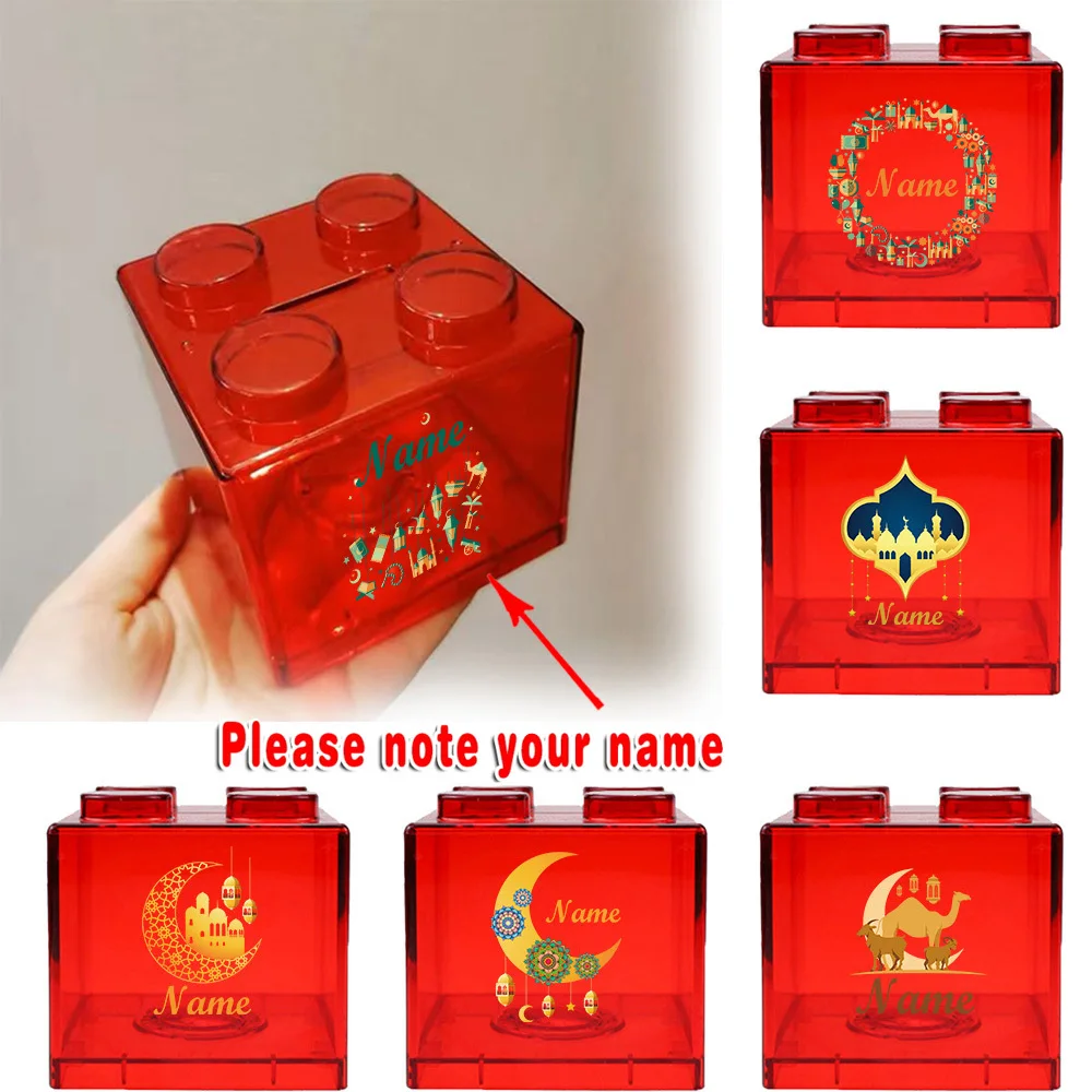 Customized Name Transparent Coin Storage Case Stackable Building Block Portable Money Saving Box Decoration Personalized DIY
Customized Name Transparent Coin Storage Case Stackable Building Block Portable Money Saving Box Decoration Personalized DIY