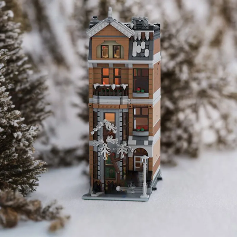 2529-Piece Christmas-Themed Modular Home Building Set, Create a Cozy Winter Scene building blocks
2529-Piece Christmas-Themed Modular Home Building Set, Create a Cozy Winter Scene building blocks