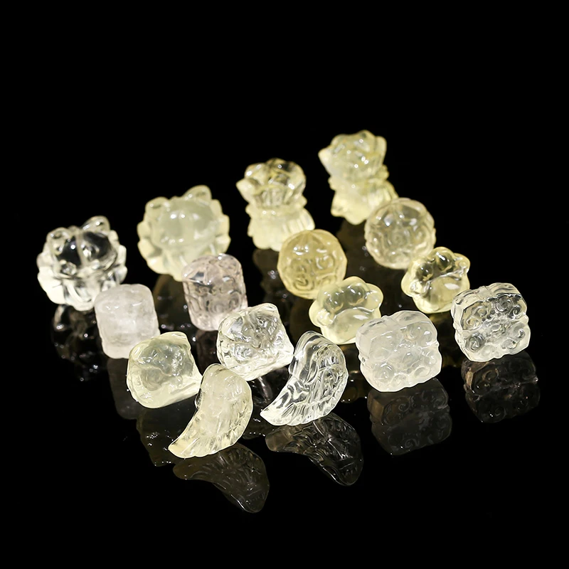 JD Natural Lemon Quartz Citrine Animal Plant Carved Loose Spacer for DIY Bracelet Necklace Earring Jewelry Making Accessories
JD Natural Lemon Quartz Citrine Animal Plant Carved Loose Spacer for DIY Bracelet Necklace Earring Jewelry Making Accessories