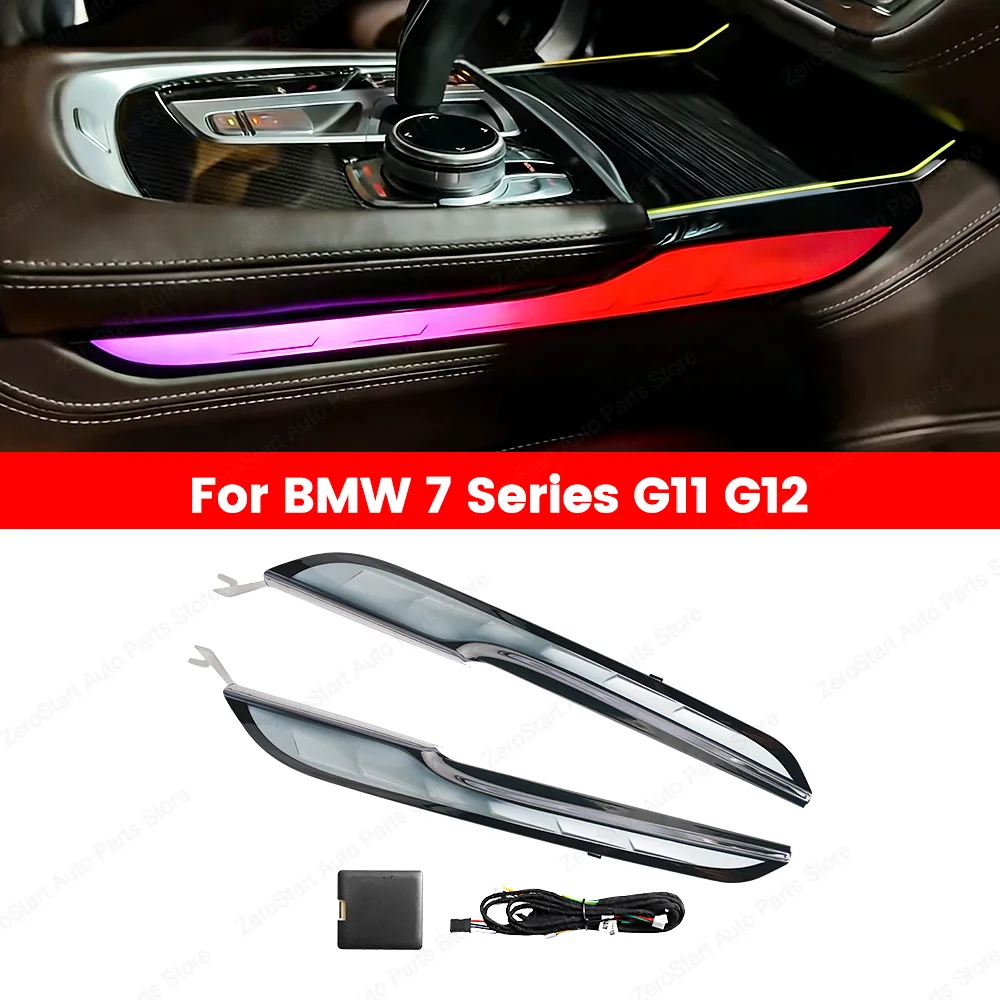 11 Color LED Crystal Saddle Light Ambient Central Control for BMW 7 Series G11 G12 - Interior Lighting Upgrade
11 Color LED Crystal Saddle Light Ambient Central Control for BMW 7 Series G11 G12 - Interior Lighting Upgrade
