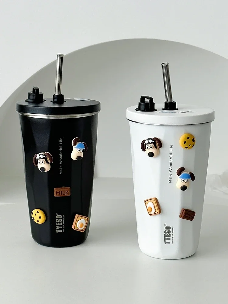600ML High Beauty Coffee Cup with Thermal Insulation for Men and Women, 304 Stainless Steel with Straw, Car Water Cup
600ML High Beauty Coffee Cup with Thermal Insulation for Men and Women, 304 Stainless Steel with Straw, Car Water Cup