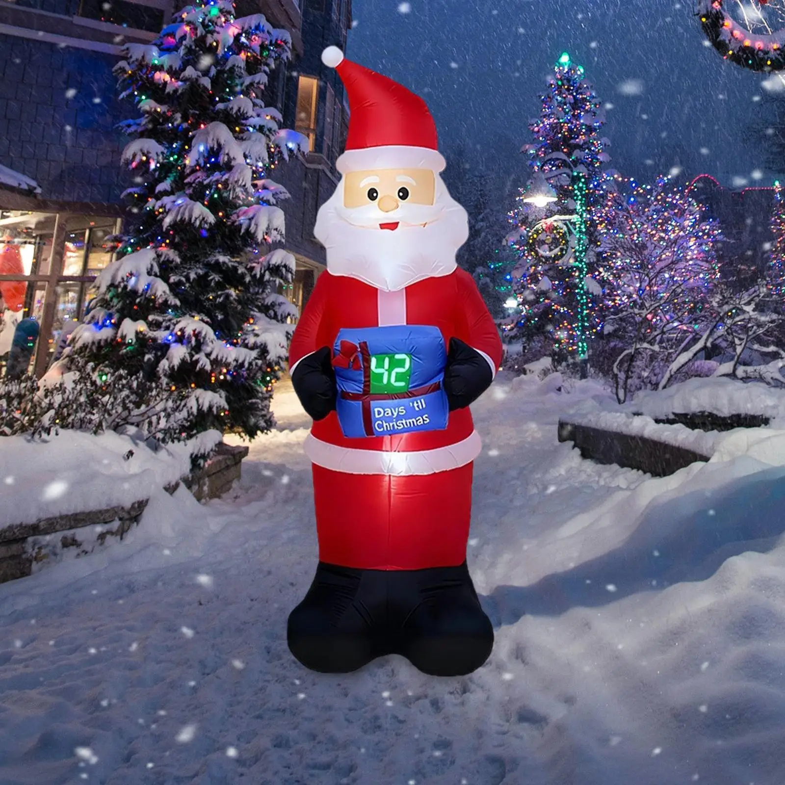 Christmas Inflatable Santa 2.1M Tall Yard Decoration for Patio Holiday Party
Christmas Inflatable Santa 2.1M Tall Yard Decoration for Patio Holiday Party