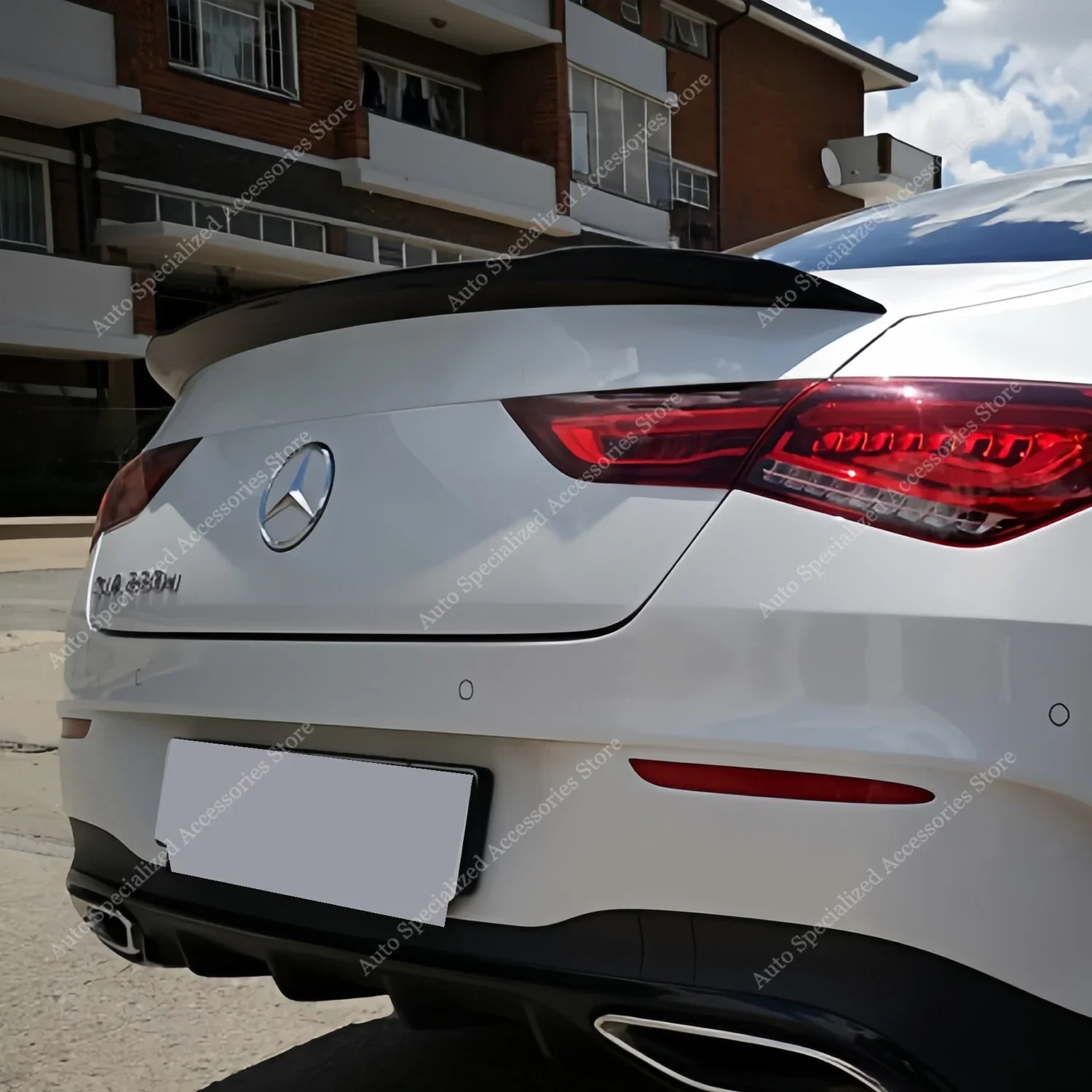 Глянцевое черное крыло заднего спойлера в стиле CLA45S для Mercedes C118 CLA 200 220d 250 250d Coupe 2019-2024, крышки спойлера заднего багажника
Глянцевое черное крыло заднего спойлера в стиле CLA45S для Mercedes C118 CLA 200 220d 250 250d Coupe 2019-2024, крышки спойлера заднего багажника