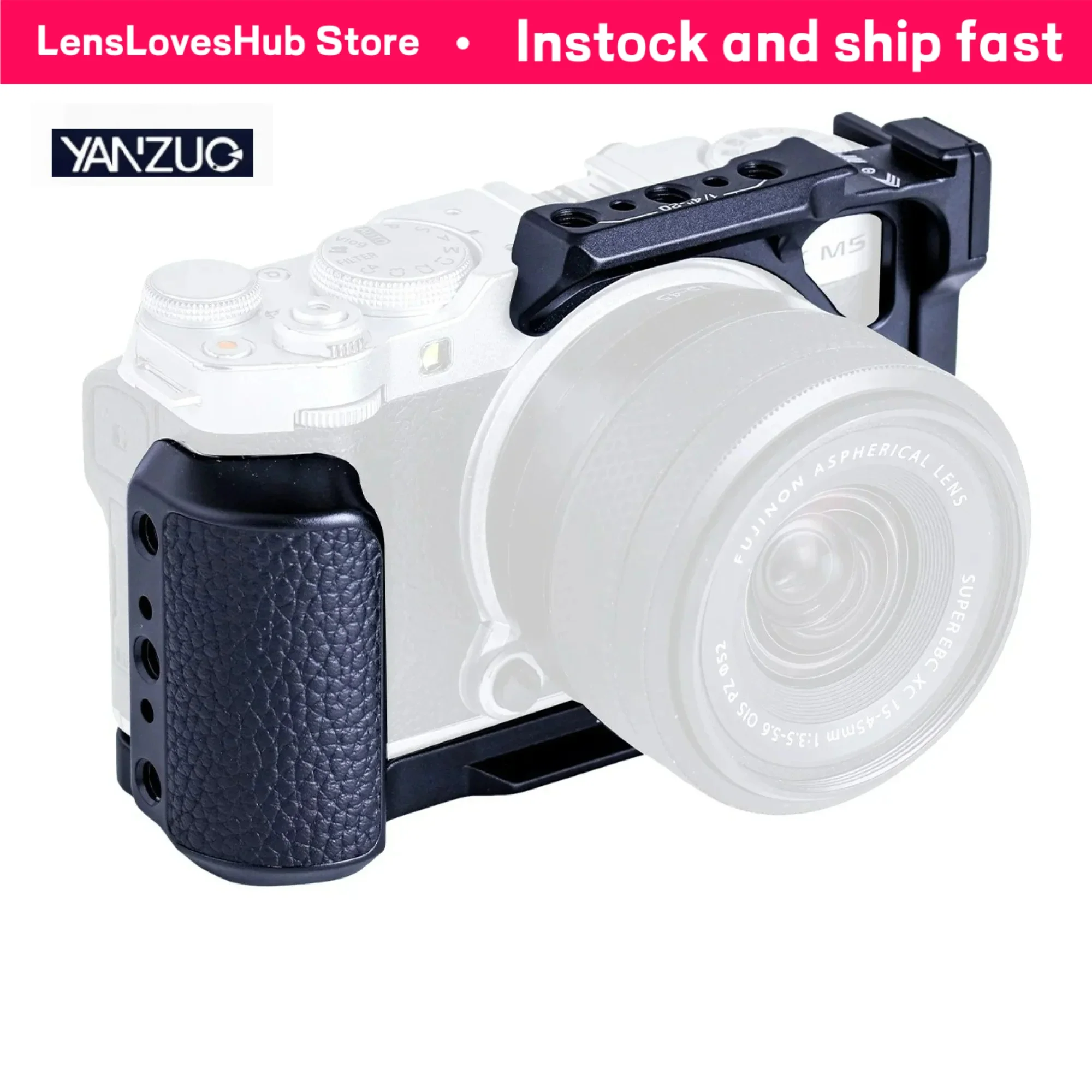 YANZUO Camera Cage Metal Expansion Protective Frame For Fuji Xm5 Camera
YANZUO Camera Cage Metal Expansion Protective Frame For Fuji Xm5 Camera