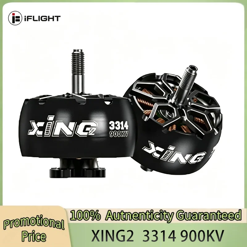 Двигатель iFlight XING2 3314 Cinelifter 900KV 6S для FPV-дронов, фристайла, дальних полетов и кинематографических съемок, запчасти для DIY-сборки
Двигатель iFlight XING2 3314 Cinelifter 900KV 6S для FPV-дронов, фристайла, дальних полетов и кинематографических съемок, запчасти для DIY-сборки