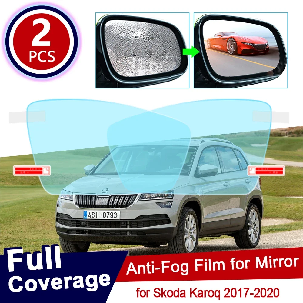 Полное покрытие, противотуманная пленка, защитное зеркало заднего вида, непромокаемая прозрачная противотуманная пленка, автомобильные наклейки, аксессуары для Skoda Karoq
Полное покрытие, противотуманная пленка, защитное зеркало заднего вида, непромокаемая прозрачная противотуманная пленка, автомобильные наклейки, аксессуары для Skoda Karoq
