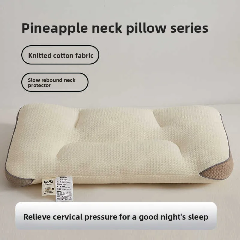 High-End Knitted Feather Cotton Bone-Shaped Pillow Core Neck Support Sleep Aid Adult Pillow Machine Washable Bedding Accessories
High-End Knitted Feather Cotton Bone-Shaped Pillow Core Neck Support Sleep Aid Adult Pillow Machine Washable Bedding Accessories