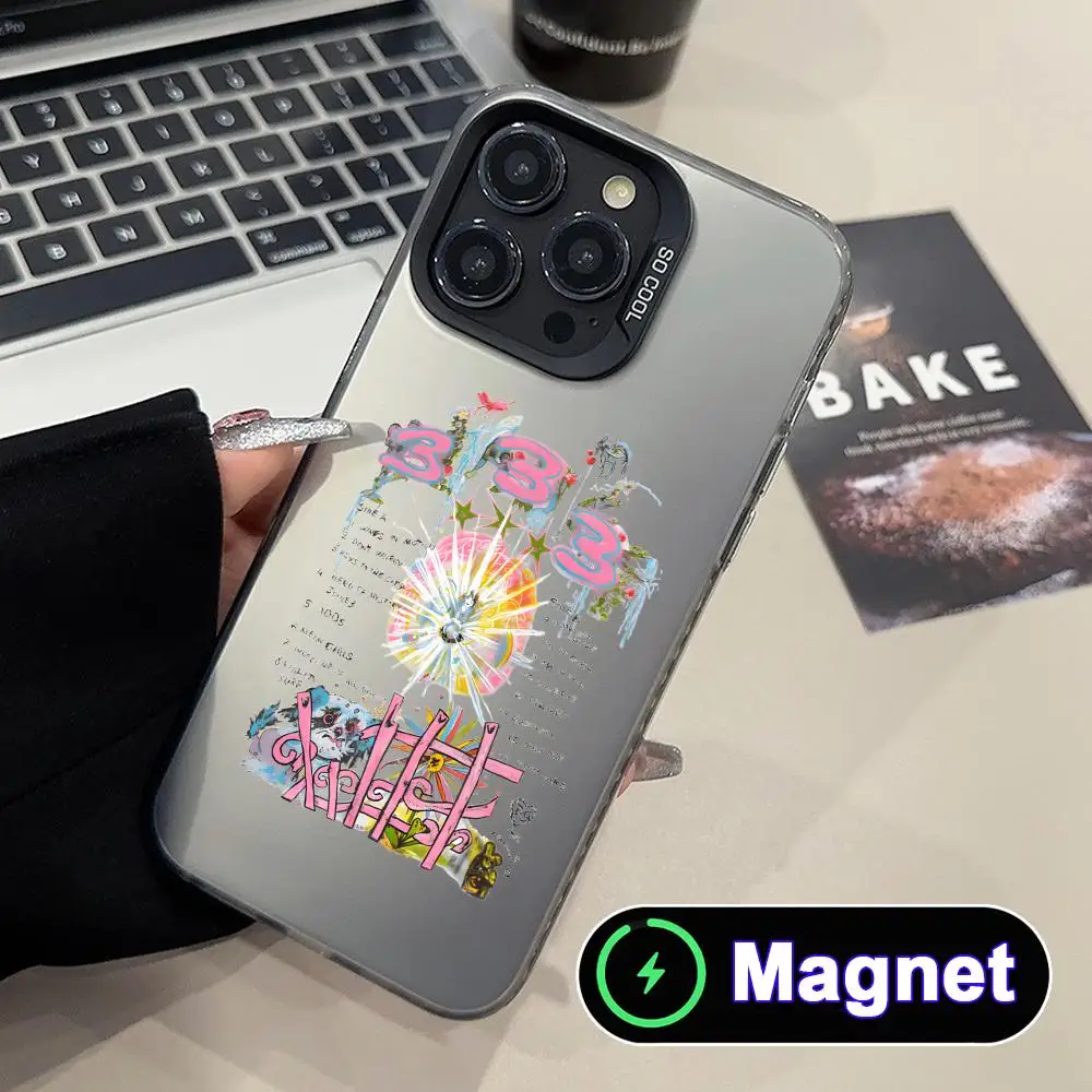 Bladee 333 Translucent MagSafe Mobile Phone Case for iPhone 17 16 15 14 13 12 11 Air Pro Max Plus Colorful Cover
Bladee 333 Translucent MagSafe Mobile Phone Case for iPhone 17 16 15 14 13 12 11 Air Pro Max Plus Colorful Cover