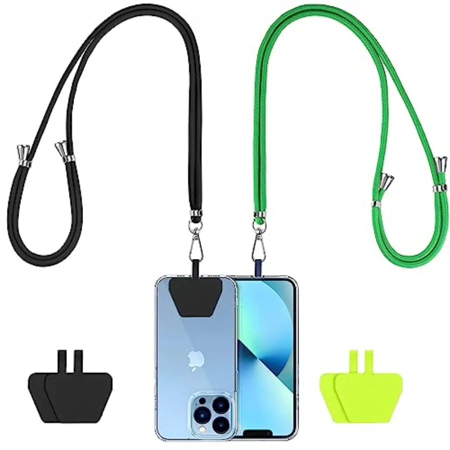 Phone Lanyard 2 Pcs-2 Pcs Adjustable Neck Strap, 4 Pcs Patches, Universal Crossbody Multifuctional Cell Phone Lanyards Compatib
Phone Lanyard 2 Pcs-2 Pcs Adjustable Neck Strap, 4 Pcs Patches, Universal Crossbody Multifuctional Cell Phone Lanyards Compatib