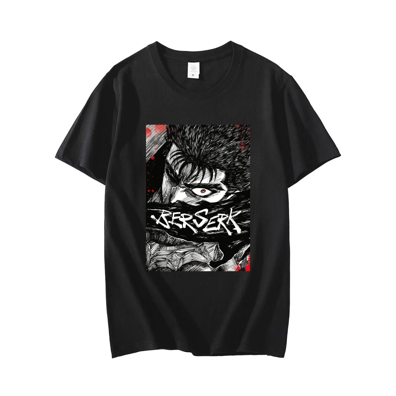 2026 New Arrival Berserk Anime Guts Print Black Cotton Short Sleeve T-shirt Adults Kids Casual Fans Tee Tops
2026 New Arrival Berserk Anime Guts Print Black Cotton Short Sleeve T-shirt Adults Kids Casual Fans Tee Tops