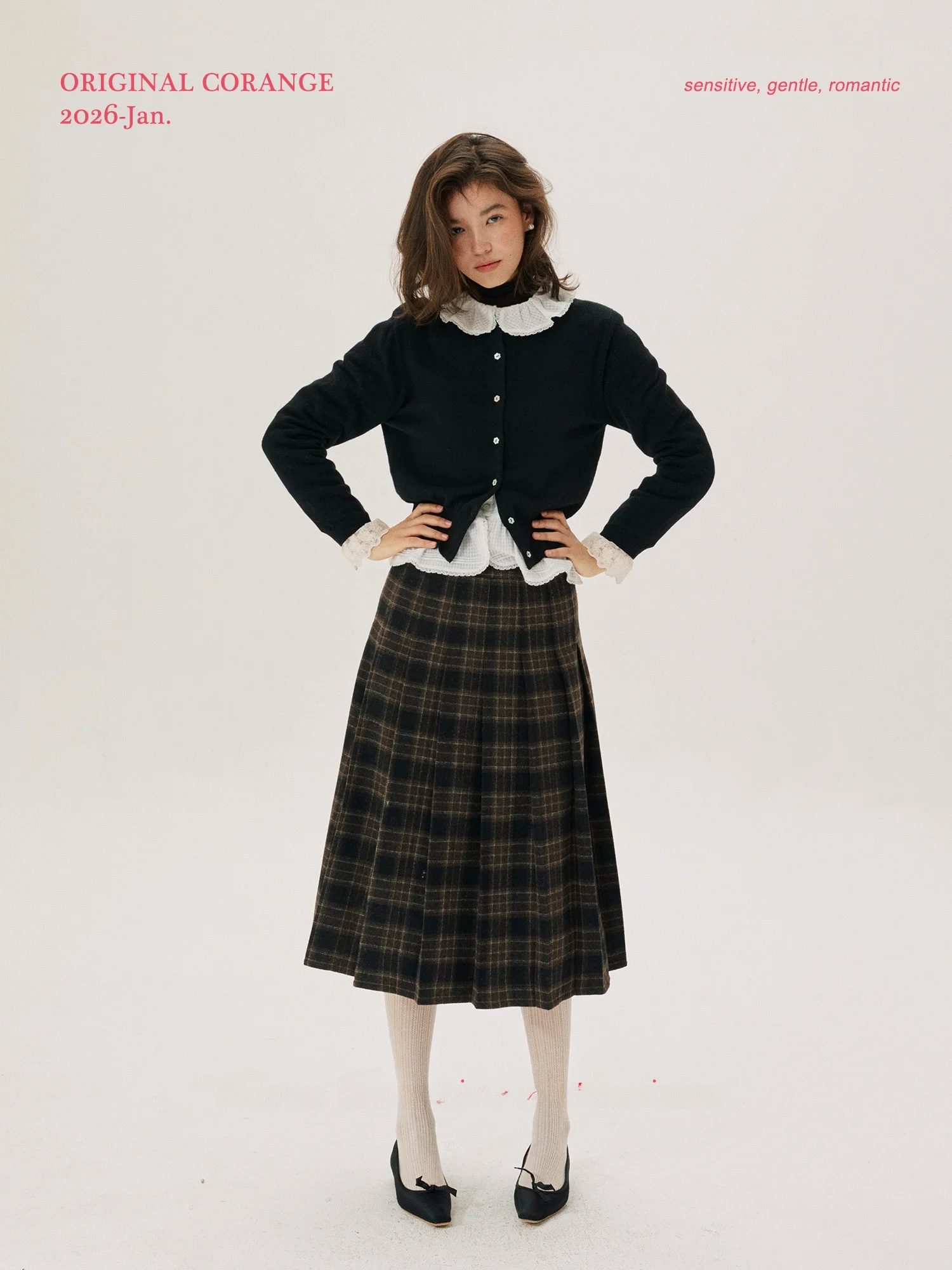 Классическая шерстяная юбка А-силуэта в коричневую клетку с плиссировкой, на молнии, со средней талией, из смесовой ткани (55% полиэстер, 45% шерсть)
Классическая шерстяная юбка А-силуэта в коричневую клетку с плиссировкой, на молнии, со средней талией, из смесовой ткани (55% полиэстер, 45% шерсть)