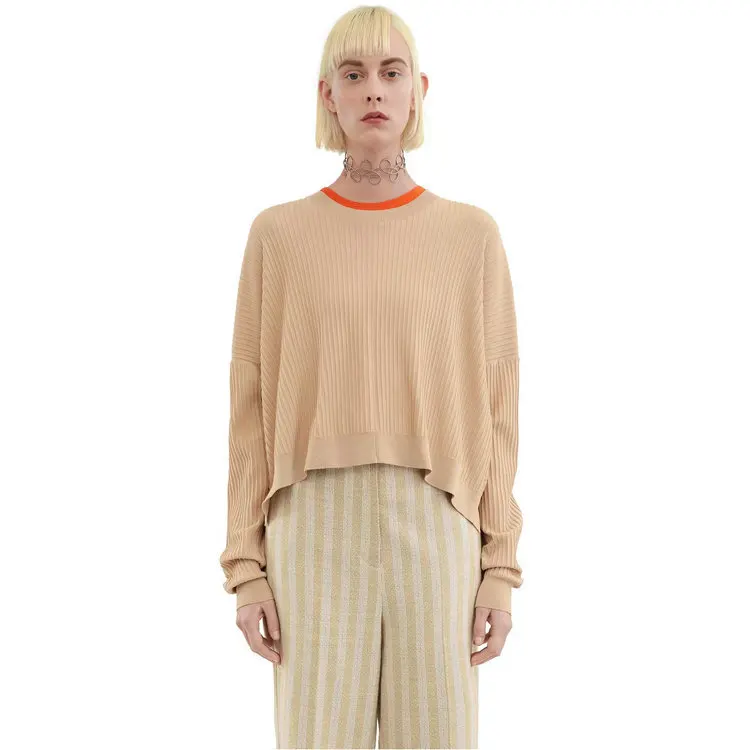 Asymmetrical Autumn and Winter Classic Sweater for Women Fashion Lady Slouchy Senior O-Neck Pullover Top Knitwears
Asymmetrical Autumn and Winter Classic Sweater for Women Fashion Lady Slouchy Senior O-Neck Pullover Top Knitwears