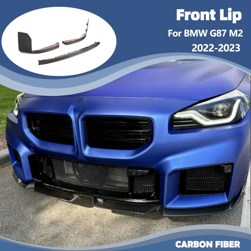 Car Front Bumper Lip Spoiler for BMW G87 M2 Base Coupe 2-Door 2022 2023 Front Lip Splitters Chin Guards Carbon Fiber
Car Front Bumper Lip Spoiler for BMW G87 M2 Base Coupe 2-Door 2022 2023 Front Lip Splitters Chin Guards Carbon Fiber