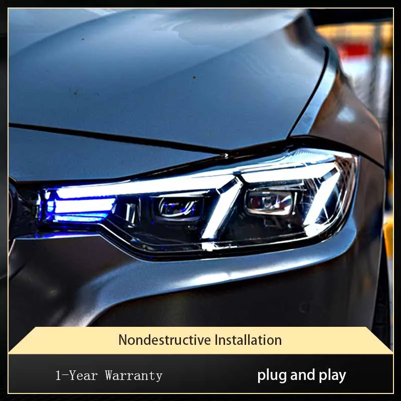 Car Lights For BMW 3 Series F30 F35 2013-2017 Headlights Upgrade DRL 320 325 F Shape Design LED Bulbs Automotive Accessories
Car Lights For BMW 3 Series F30 F35 2013-2017 Headlights Upgrade DRL 320 325 F Shape Design LED Bulbs Automotive Accessories