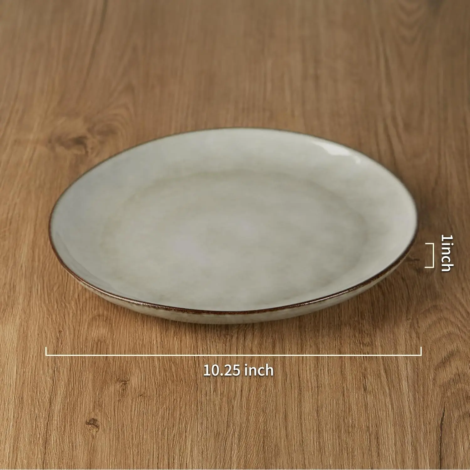 Famiware Dinner Plates Set Of 6, 10.25 Inch Pasta Plate, Ocean Round Stoneware Dessert Plates Dish Set For Kitchen Microwave
Famiware Dinner Plates Set Of 6, 10.25 Inch Pasta Plate, Ocean Round Stoneware Dessert Plates Dish Set For Kitchen Microwave