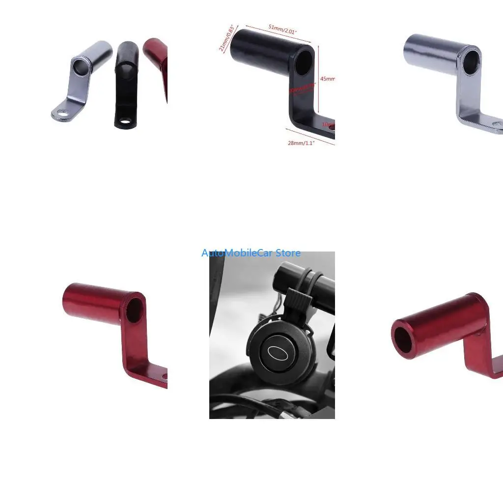 G8TE Handlebar Mirror Mount Clamp Aluminum Alloy Bracket Motorcycle Handlebar Rearview Mirror Mount Extender
G8TE Handlebar Mirror Mount Clamp Aluminum Alloy Bracket Motorcycle Handlebar Rearview Mirror Mount Extender
