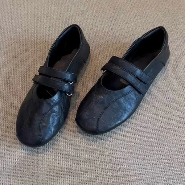 Birkuir Retro Mary Jane Flats Shoes For Women Soft Soles Hook Loop Shoes Luxury Flat Heel Genuine Leather Casual Black Shoes
Birkuir Retro Mary Jane Flats Shoes For Women Soft Soles Hook Loop Shoes Luxury Flat Heel Genuine Leather Casual Black Shoes