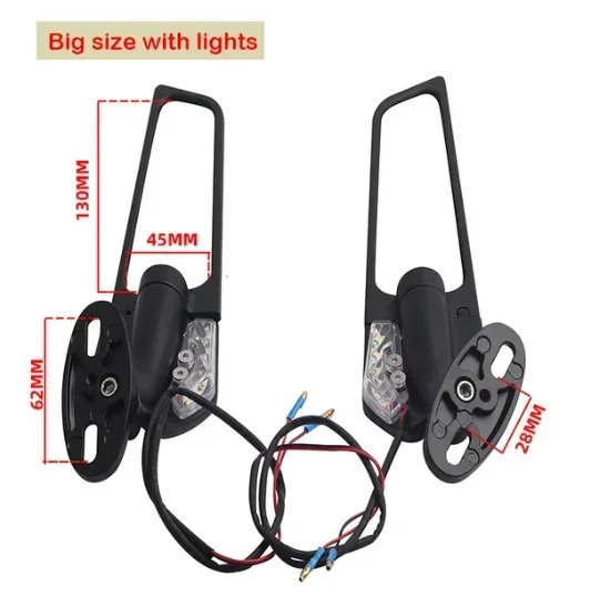 For Suzuki GSXR 600 750 1000 K8 GSX1300R GSX650F ZX10R Wind Wing Rotating Rearview Mirror Motorcycle Side Mirror
For Suzuki GSXR 600 750 1000 K8 GSX1300R GSX650F ZX10R Wind Wing Rotating Rearview Mirror Motorcycle Side Mirror