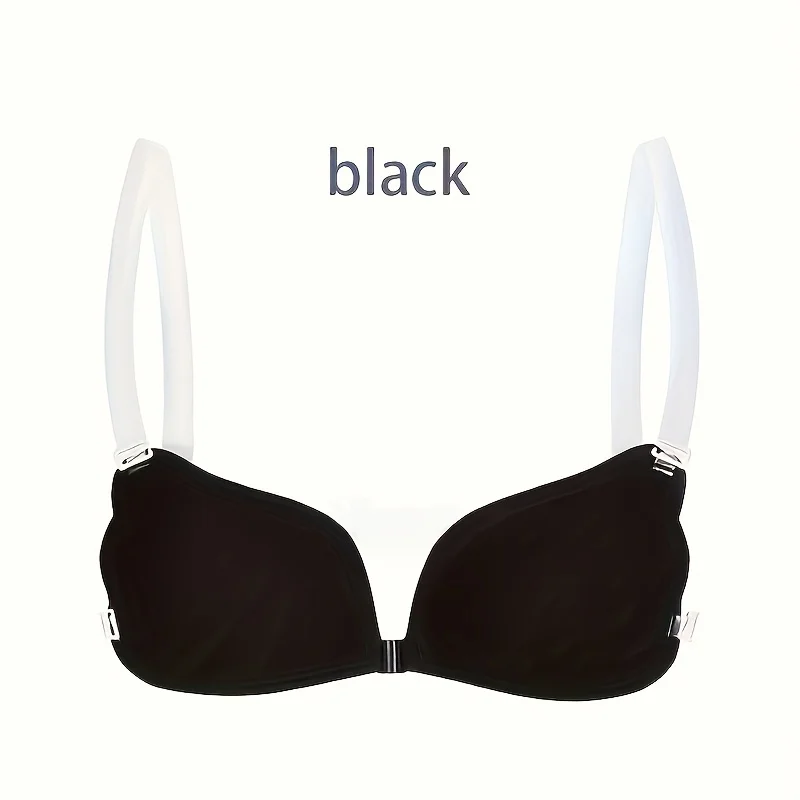 Solid Front Buckle Reusable Silicone Nipple Cover, Invisible Push Up Breast Pasties With Shoulder Straps,Women's Lingerie
Solid Front Buckle Reusable Silicone Nipple Cover, Invisible Push Up Breast Pasties With Shoulder Straps,Women's Lingerie