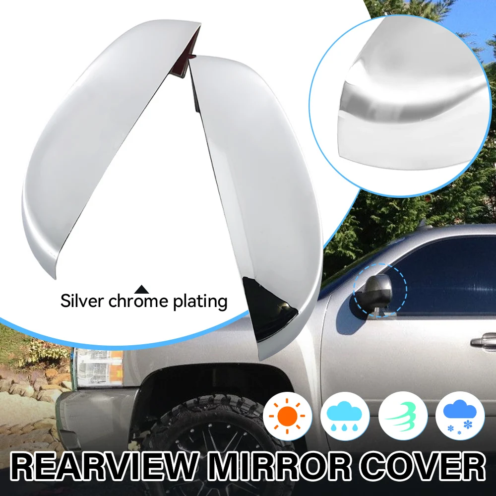2PCS Chrome Side RearView Mirror Cover Caps For Chevrolet Silverado Suburban GMC Sierra Yukon Cadillac Escalade 2007-2013
2PCS Chrome Side RearView Mirror Cover Caps For Chevrolet Silverado Suburban GMC Sierra Yukon Cadillac Escalade 2007-2013
