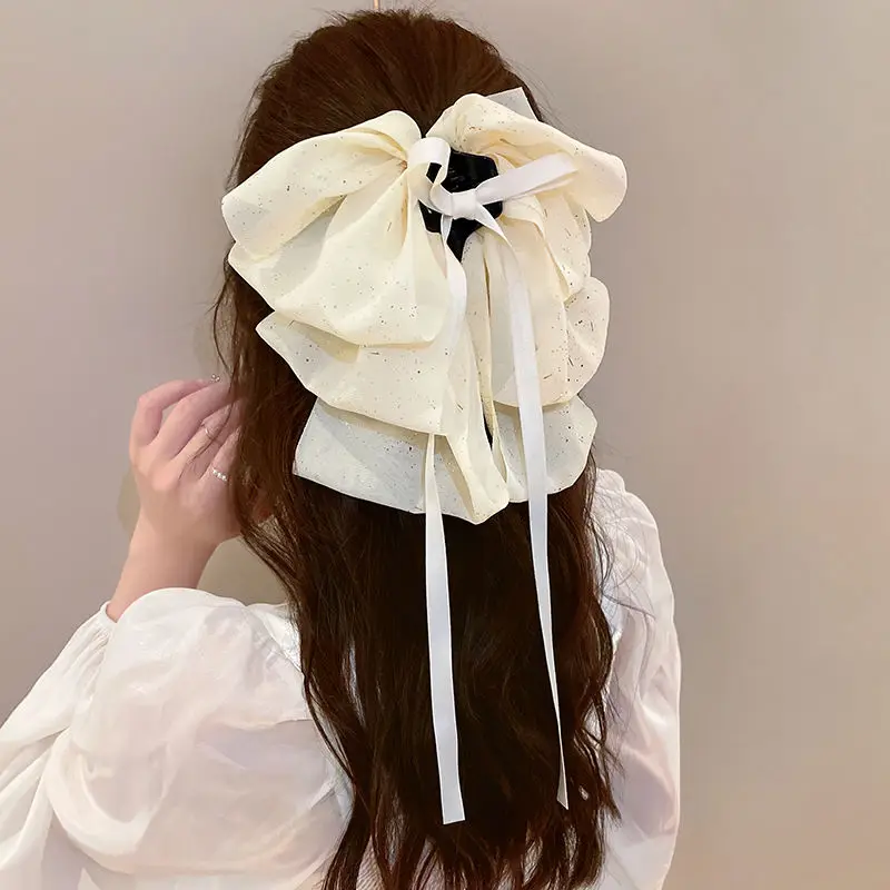 Female Elegant Black Ribbon Bow Spring Autumn Hair Accessories Ladies Casual Hair Claws Hair Clips for Women 2025 New Headwear
Female Elegant Black Ribbon Bow Spring Autumn Hair Accessories Ladies Casual Hair Claws Hair Clips for Women 2025 New Headwear