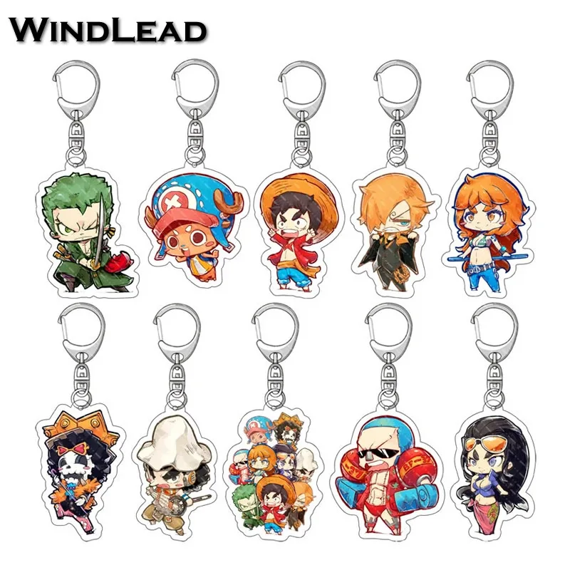 Acrylic Anime Character Keychain for Monkey D. Luffy Sanji Nami Roronoa Zoro Anime Decoration Collection Lovely Gift Bag Pendant
Acrylic Anime Character Keychain for Monkey D. Luffy Sanji Nami Roronoa Zoro Anime Decoration Collection Lovely Gift Bag Pendant
