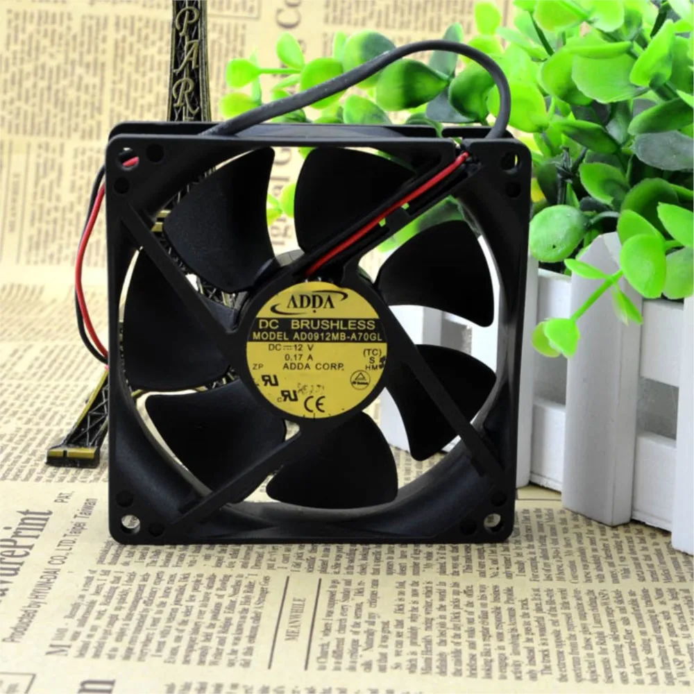 1PCS for ADDA Ad0912mb-A70gl 9225 12v 0.17a Silent Case Fan
1PCS for ADDA Ad0912mb-A70gl 9225 12v 0.17a Silent Case Fan