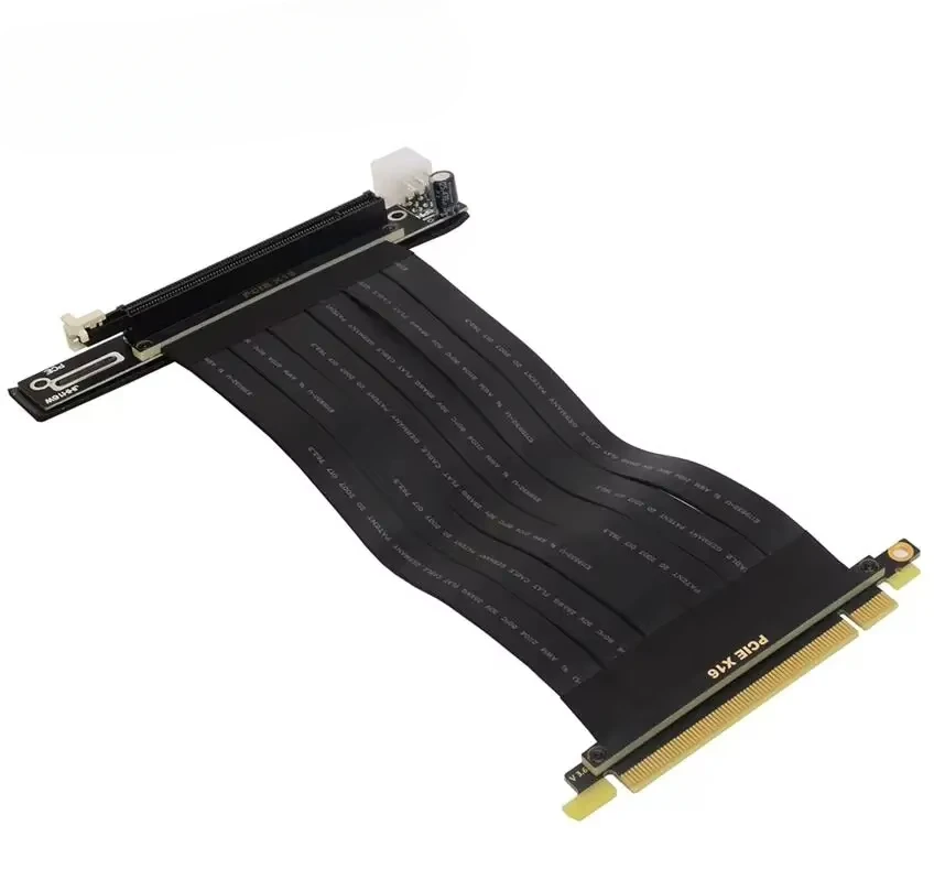 PCI Express 90 Degree Right Angle PCIe 3.0 x16 x16 Extension Cable 6Pin Power Supply Riser Ribbon Extender For Graphics Vertical
PCI Express 90 Degree Right Angle PCIe 3.0 x16 x16 Extension Cable 6Pin Power Supply Riser Ribbon Extender For Graphics Vertical