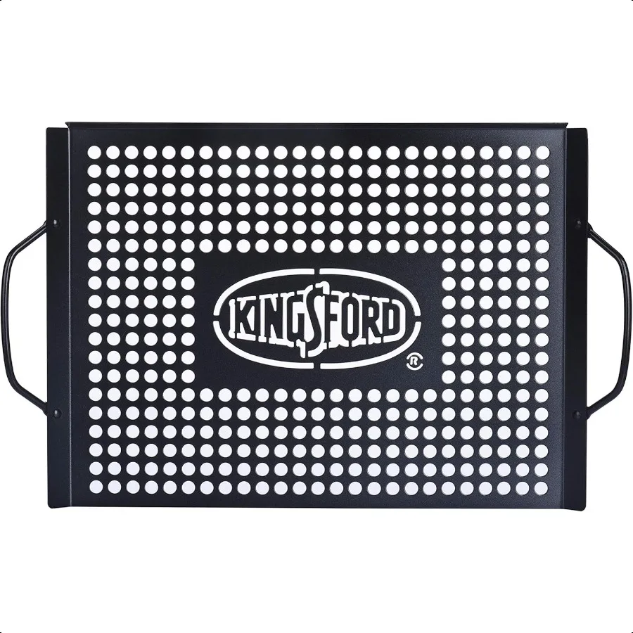 Kingsford Heavy Duty NonStick Grill Topper NonStick Rust Resistant Grill Pan with Handles Easy to Use BBQ Grill Accories Made f
Kingsford Heavy Duty NonStick Grill Topper NonStick Rust Resistant Grill Pan with Handles Easy to Use BBQ Grill Accories Made f