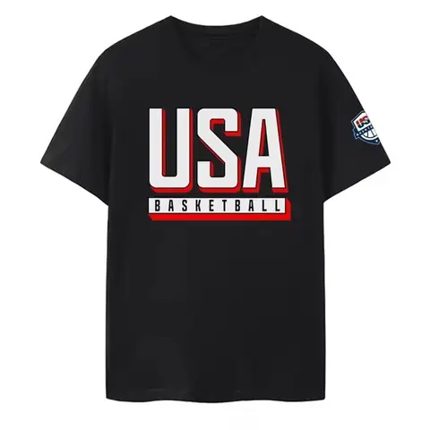 USA Basketball Jerseys National Team Jerseys Sports Men Clothing short sleeve Round Neck Printing Pullover T-Shirt 50402