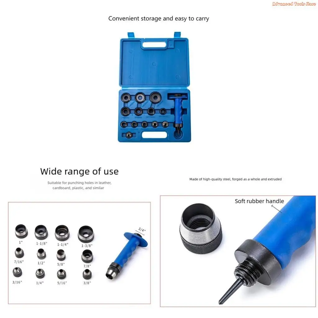 Precisions Tool for Leather Hollow Set 5-35mm with Storage Box W91B
Precisions Tool for Leather Hollow Set 5-35mm with Storage Box W91B