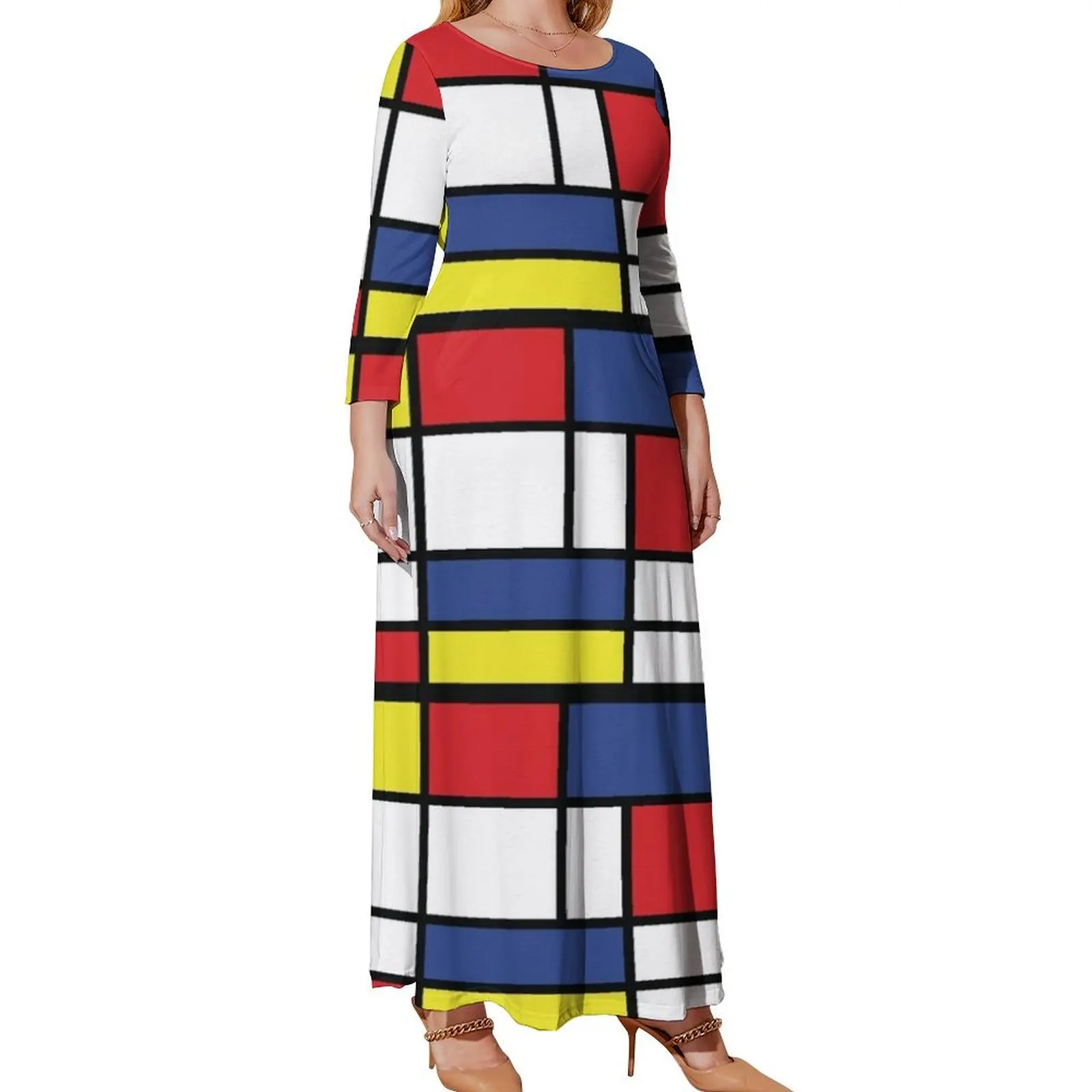 Mondrian реинтерпретация платье с длинным рукавом свободное женское платье вечерние платья Роскошные 2024
Mondrian реинтерпретация платье с длинным рукавом свободное женское платье вечерние платья Роскошные 2024