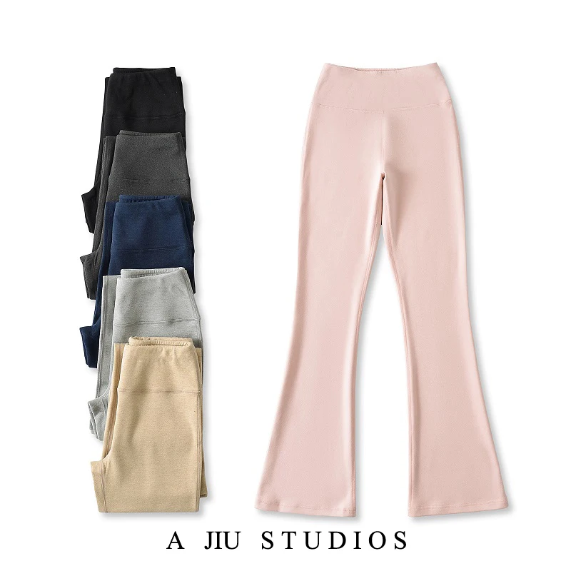 American Style High Waist Bell Bottom Yoga Pants Women's Slim Fit Long Trousers Double Sided Fleece Elastic Casual Pants
American Style High Waist Bell Bottom Yoga Pants Women's Slim Fit Long Trousers Double Sided Fleece Elastic Casual Pants