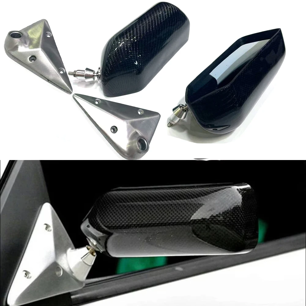 A Pair Real Carbon Fiber Retro Racing Rearview Mirror Universal F1 Style Blue Lens Metal Bracket Side View Mirror
A Pair Real Carbon Fiber Retro Racing Rearview Mirror Universal F1 Style Blue Lens Metal Bracket Side View Mirror