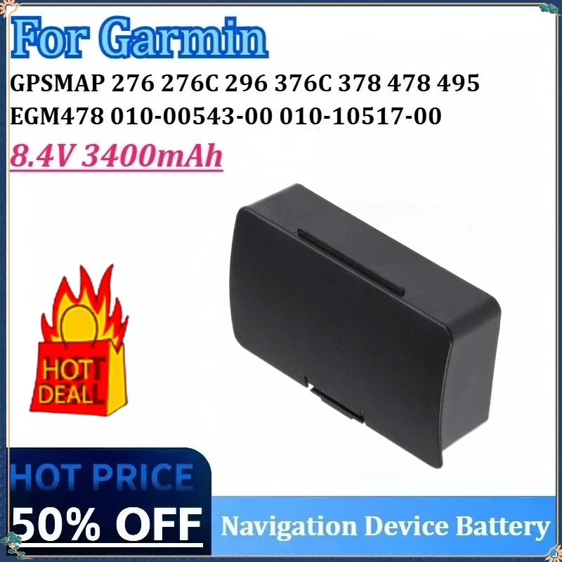 New 8.4V 3400mAh 28.56Wh 010-10517-00 GPS Navigator Battery for Garmin GPSMAP 276 376C 378 276C 296478 495 010-00543-00 EGM478
New 8.4V 3400mAh 28.56Wh 010-10517-00 GPS Navigator Battery for Garmin GPSMAP 276 376C 378 276C 296478 495 010-00543-00 EGM478
