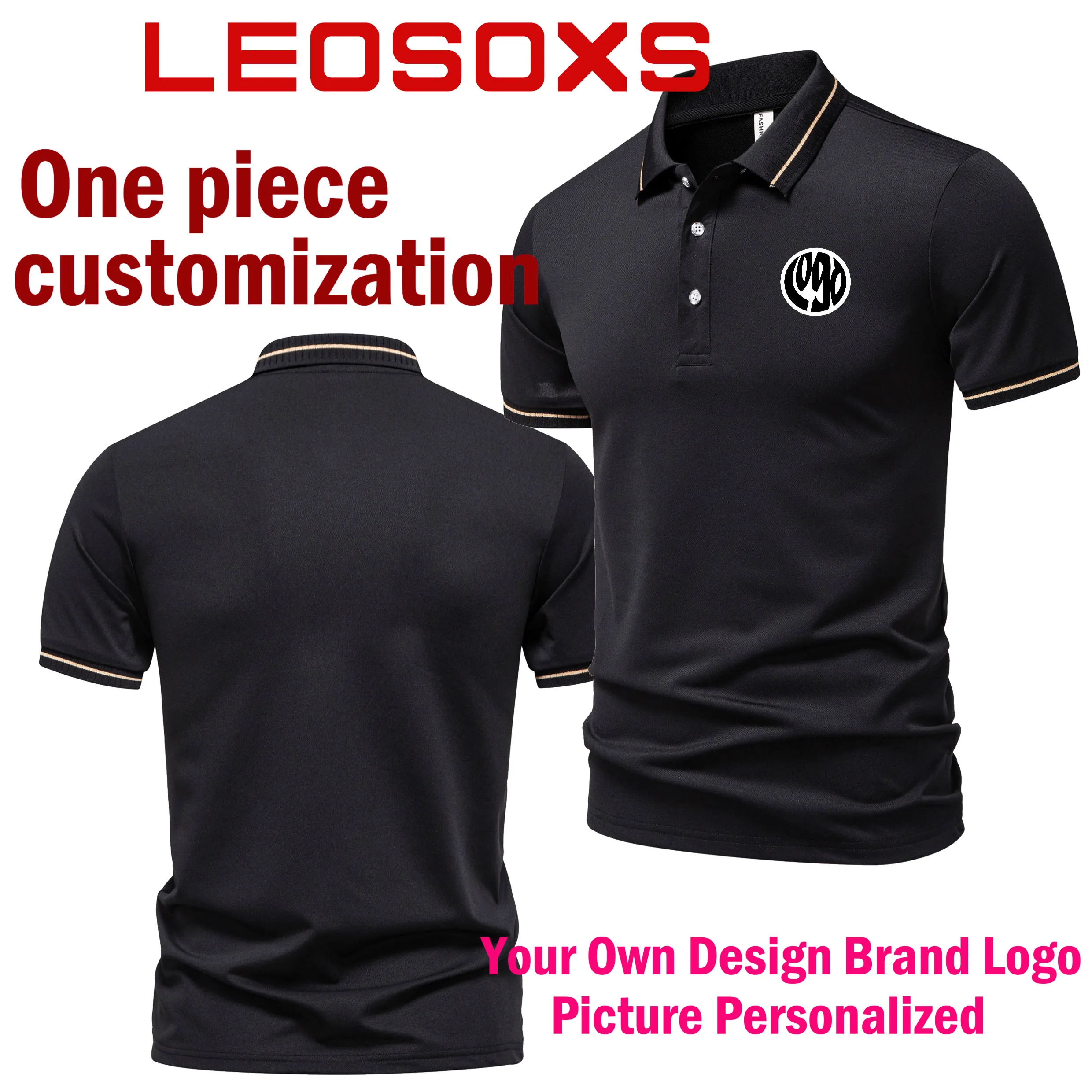 DIY custom logo, summer new men's short-sleeved polo shirt breathable ice silk T-shirt business fashion men's brand clothing
DIY custom logo, summer new men's short-sleeved polo shirt breathable ice silk T-shirt business fashion men's brand clothing