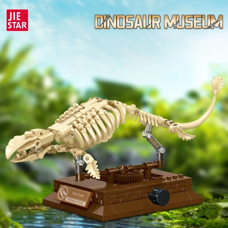 Dinosaur Skeleton Series Mosasaurus Model Educational Building Blocks Assembly Toy
Dinosaur Skeleton Series Mosasaurus Model Educational Building Blocks Assembly Toy