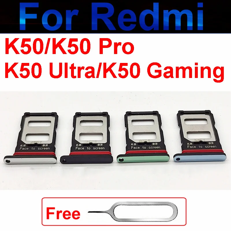 Sim Card Tray Slot Holder For Xiaomi K50 Pro K50 Ultra K50 Gaming SIM Card Slot SD Card Reader Adapter Holder Replacement Parts
Sim Card Tray Slot Holder For Xiaomi K50 Pro K50 Ultra K50 Gaming SIM Card Slot SD Card Reader Adapter Holder Replacement Parts