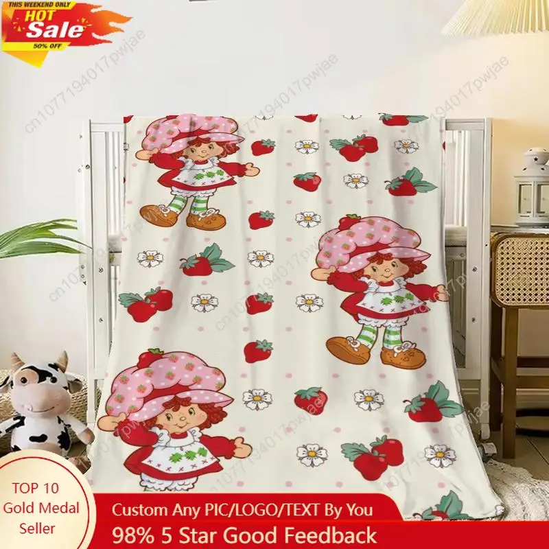 Strawberry Shortcake Microfiber Blanket King Size Designer Throw Blanket for Sofa Luxury Home Interior Custom blankets
Strawberry Shortcake Microfiber Blanket King Size Designer Throw Blanket for Sofa Luxury Home Interior Custom blankets