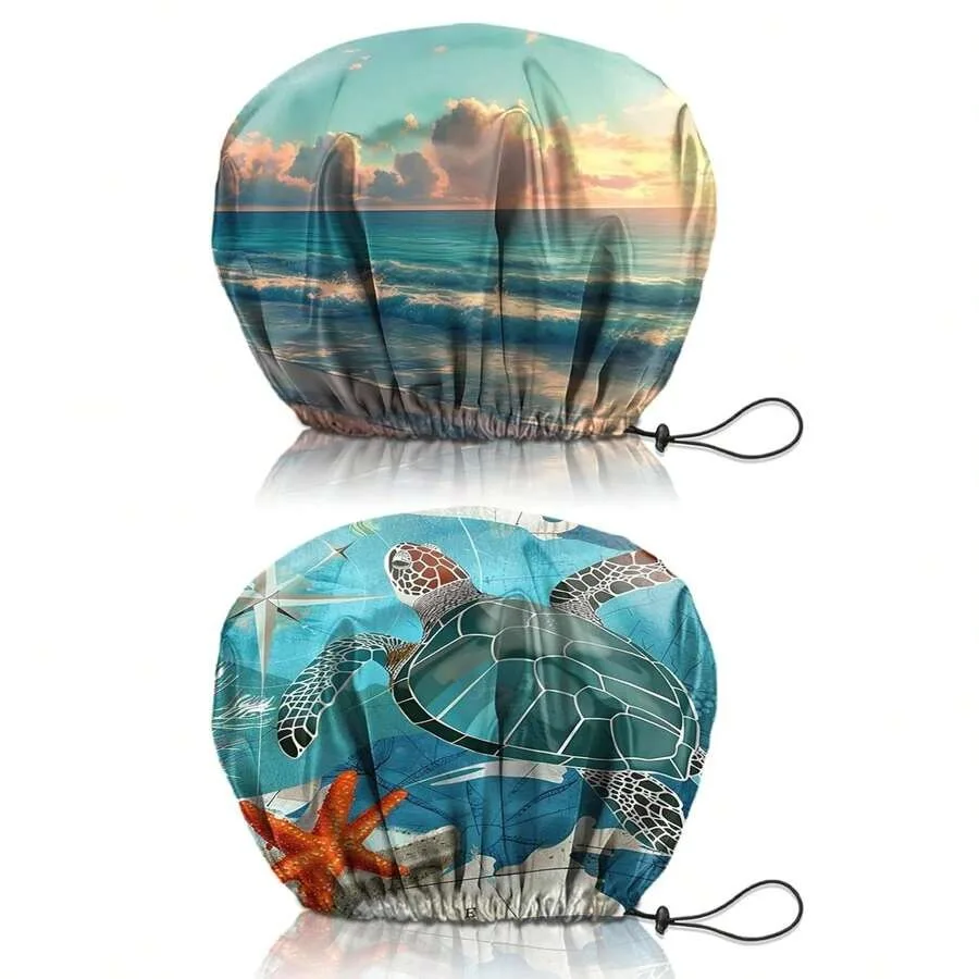 2 PCS Shower Cap Reusable Waterproof Double Layers Hair Caps Shower Bath Adjustable Elastic Hat For Women Girls Cute Aesthetic-
2 PCS Shower Cap Reusable Waterproof Double Layers Hair Caps Shower Bath Adjustable Elastic Hat For Women Girls Cute Aesthetic-
