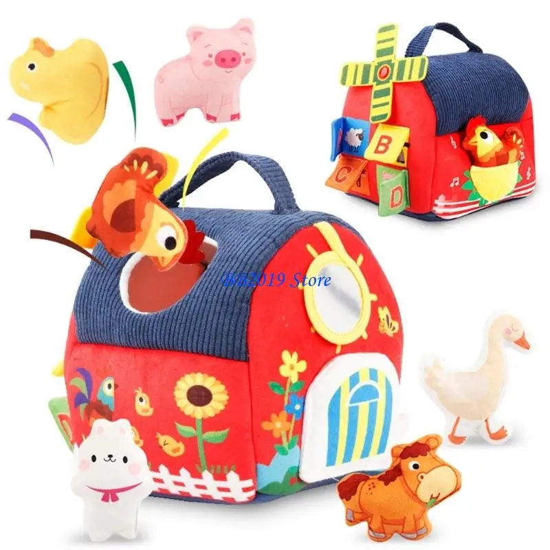 Q0KB Plush Farm Animal Educational Toy for Baby Sensory Development Cognitive Growth
Q0KB Plush Farm Animal Educational Toy for Baby Sensory Development Cognitive Growth