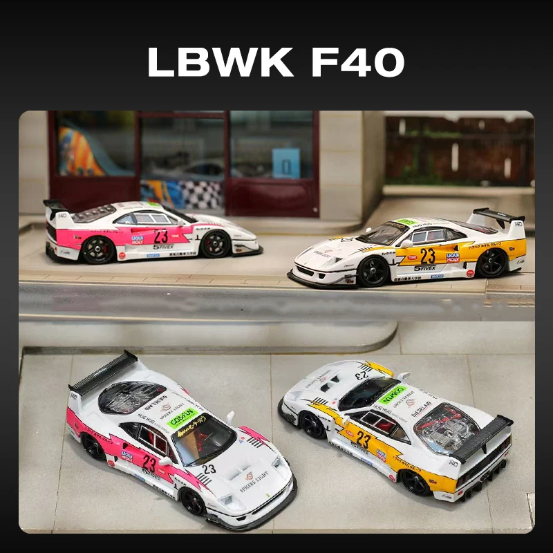 Предпродажа SW 1:64 LBWK F40 Желтая молния, литая под давлением диорама, коллекция моделей автомобилей Street W64pon Warrior 
Предпродажа SW 1:64 LBWK F40 Желтая молния, литая под давлением диорама, коллекция моделей автомобилей Street W64pon Warrior