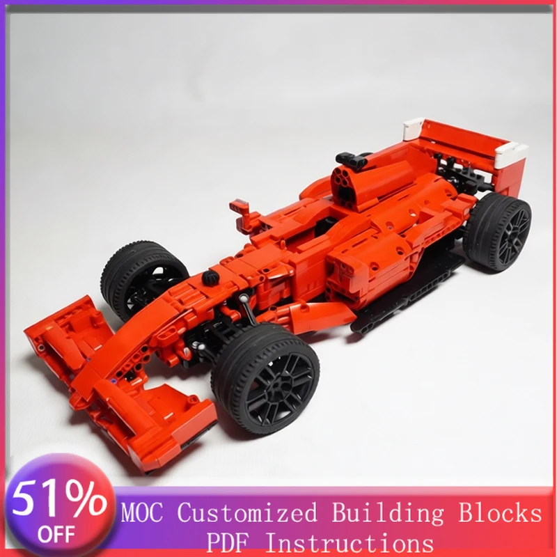 1512 PCS Racing 1:10 scale MOC Customize Modular Building Block Kids Educational Model Simple Design DIY Boys Toy Christmas Gift
1512 PCS Racing 1:10 scale MOC Customize Modular Building Block Kids Educational Model Simple Design DIY Boys Toy Christmas Gift