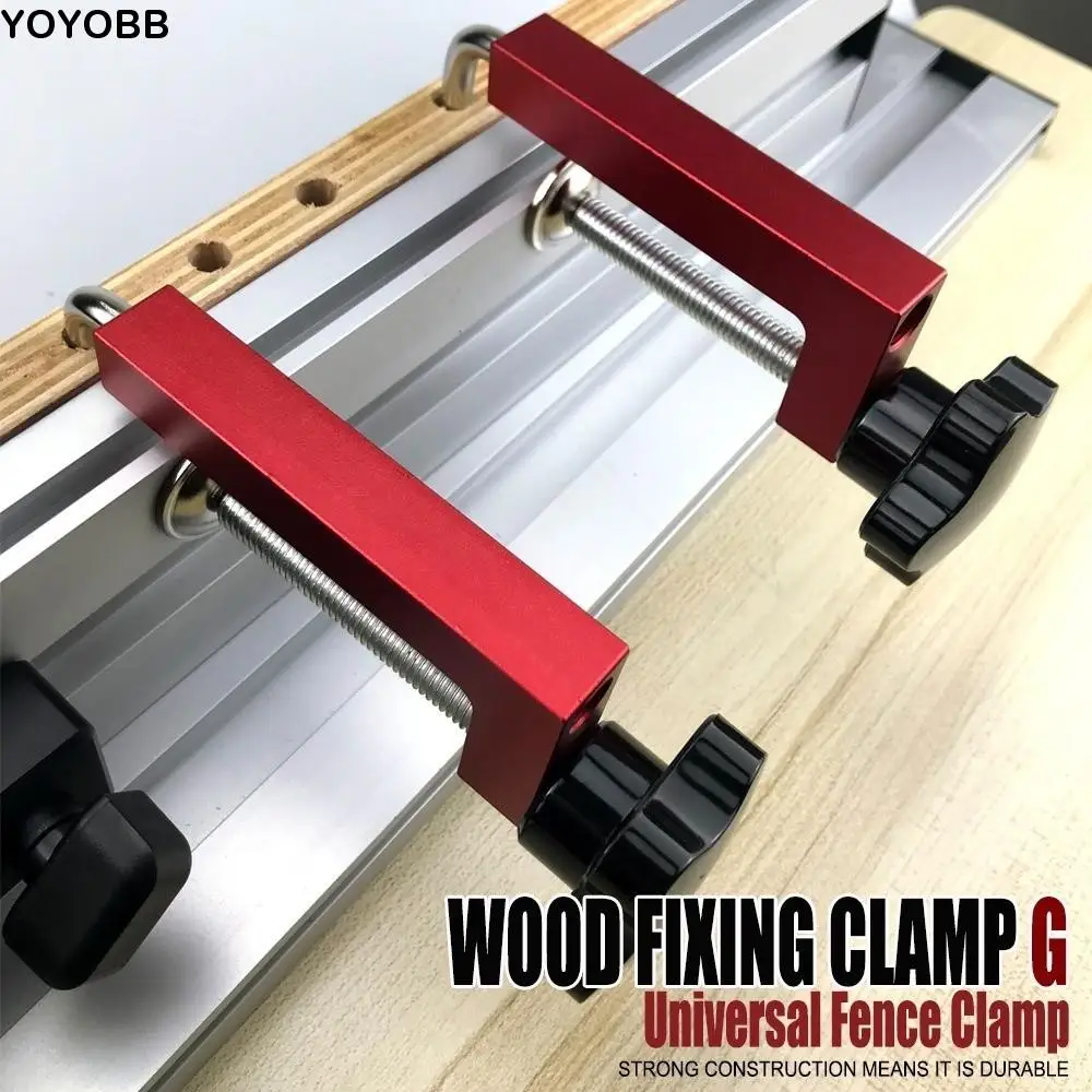 Aluminum Alloy Rotating Fence Clamp Fast Fixed 360 Rotating Woodworking Clamp Dedicated Fixture Adjustable Frame G Clip
Aluminum Alloy Rotating Fence Clamp Fast Fixed 360 Rotating Woodworking Clamp Dedicated Fixture Adjustable Frame G Clip